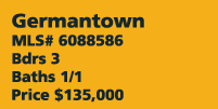 mls #6088586 Germantown Philadelphia Realestate for sale